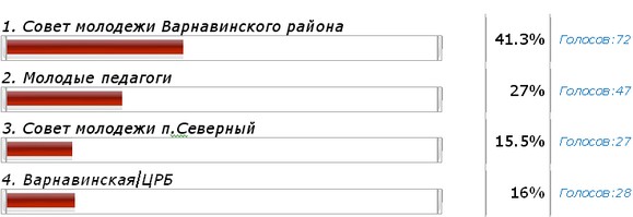 Результаты выборов в Молодежный парламент